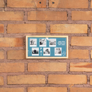 Azulejo Personalizado Dia dos Pais com Fotos – Uma Vida Inteira ao Seu Lado