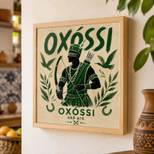 Azulejo Decorativo Oxóssi – Orixá Okê Arô