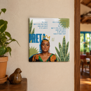 Azulejo Decorativo Preta Gil – Agora é Minha Vez