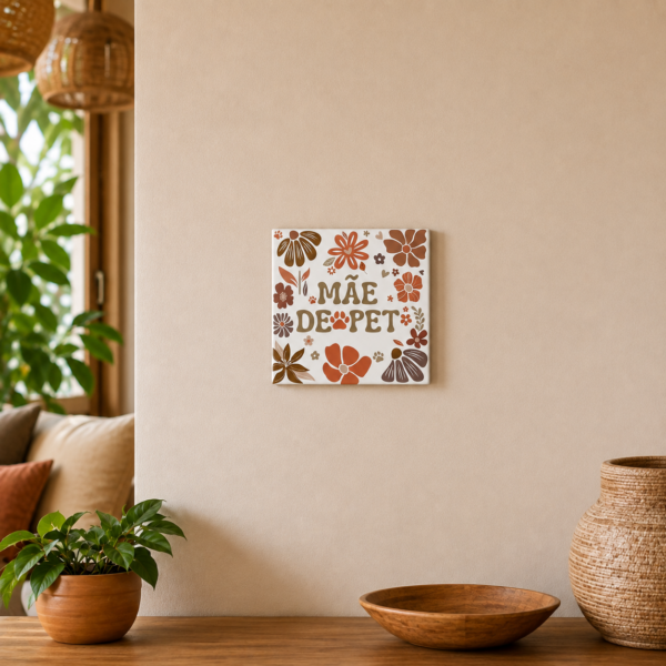 Azulejo Mãe de Pet – Floral
