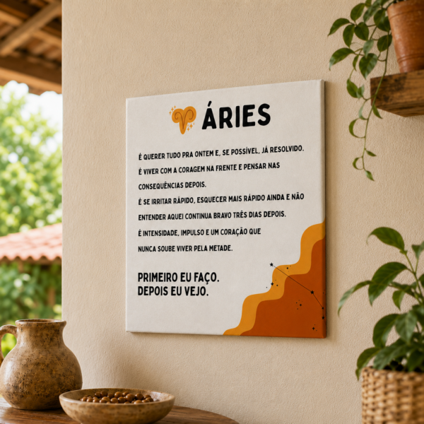 Azulejo Decorativo Signo de Áries – Personalidade Ariana