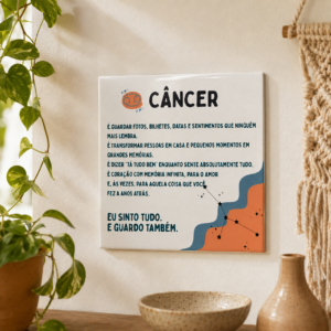 Azulejo Decorativo Signo de Câncer – Personalidade Canceriana