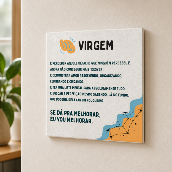 Azulejo Decorativo Signo de Virgem – Personalidade Virginiana