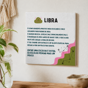 Azulejo Signo de Libra 15x15cm – Presente para Libriano