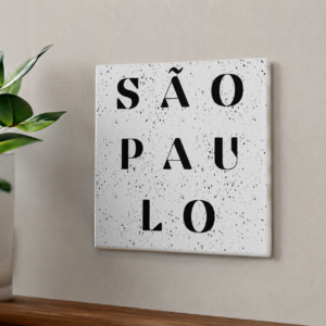 Azulejo Decorativo São Paulo – Tipografia Urbana