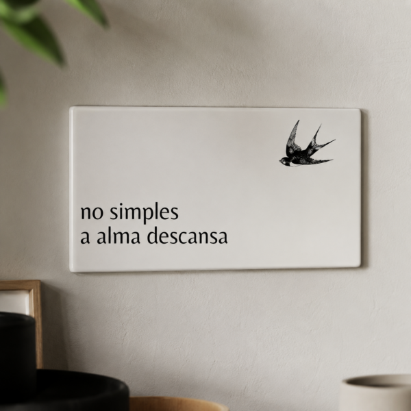 Azulejo No Simples a Alma Descansa