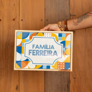 Azulejo Personalizado Sobrenome da Família