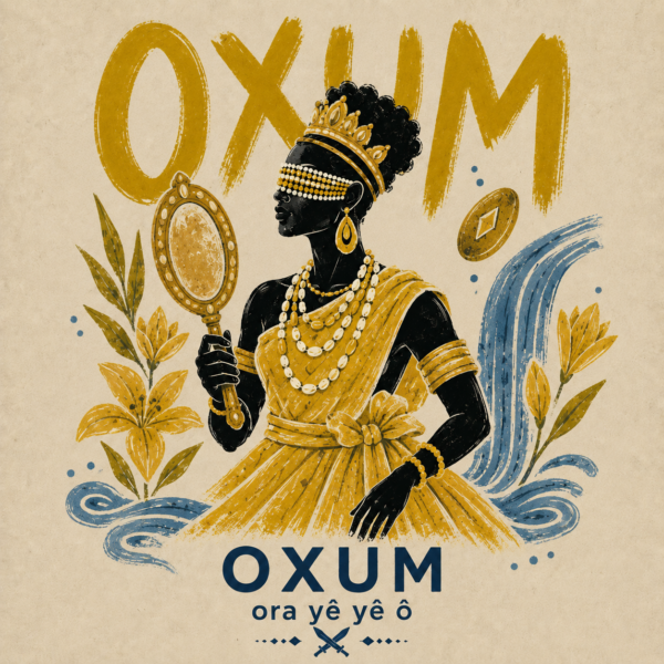 Arte do azulejo decorativo Oxum Orixá