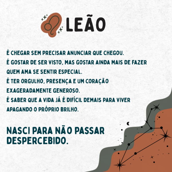 Arte do azulejo signo de Leão: símbolo, traços da personalidade leonina e a frase Nasci pra não passar despercebido