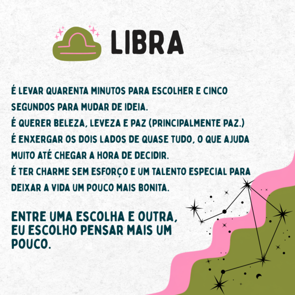 Arte do azulejo signo de Libra: símbolo, traços da personalidade libriana e a frase Entre uma escolha e outra, eu escolho pensar mais um pouco