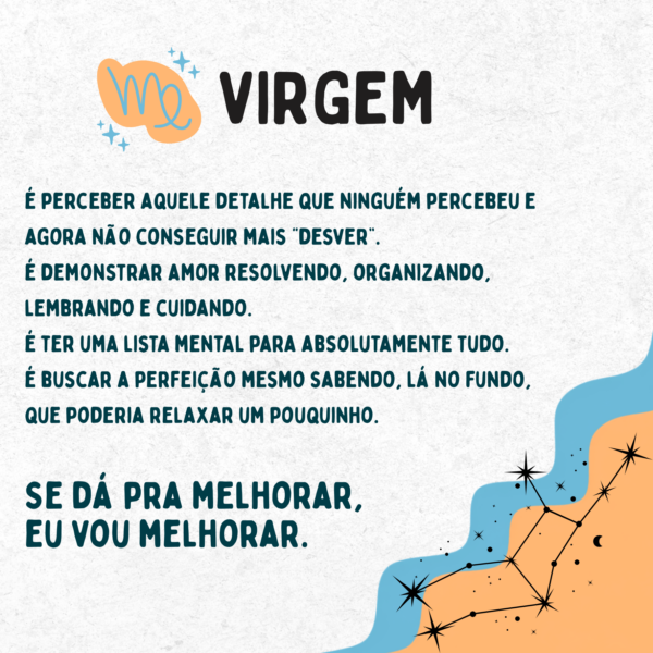 Arte do azulejo signo de Virgem: símbolo, traços da personalidade virginiana e a frase Se dá pra melhorar, eu vou melhorar