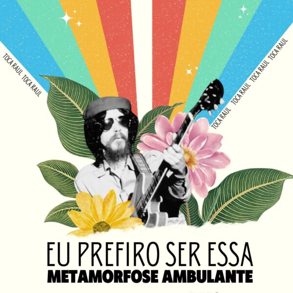 Arte do azulejo decorativo Raul Seixas Metamorfose Ambulante